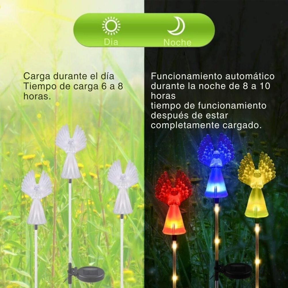 Miniatura 2 de LAMPARA SOLAR ANGEL A PRUEBA DE AGUA